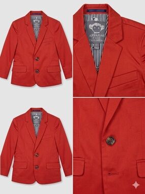 Appaman Bright Red Boys' Blazer